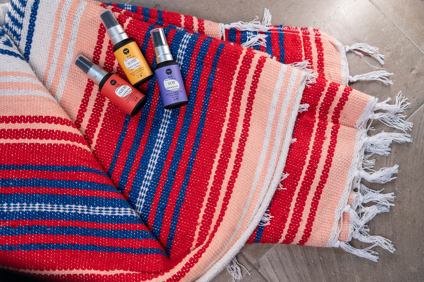 Manta mexicana para playa o picnic.